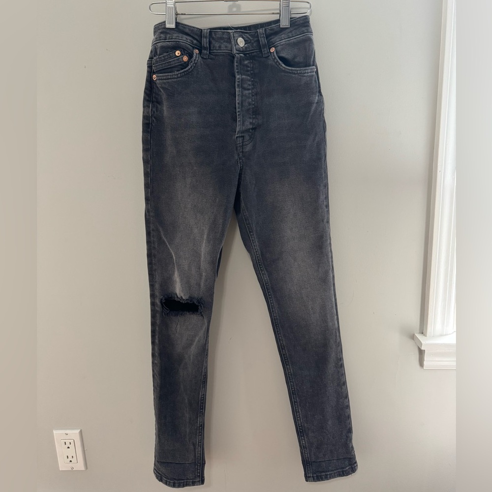 Free People Black Skinny Jeans